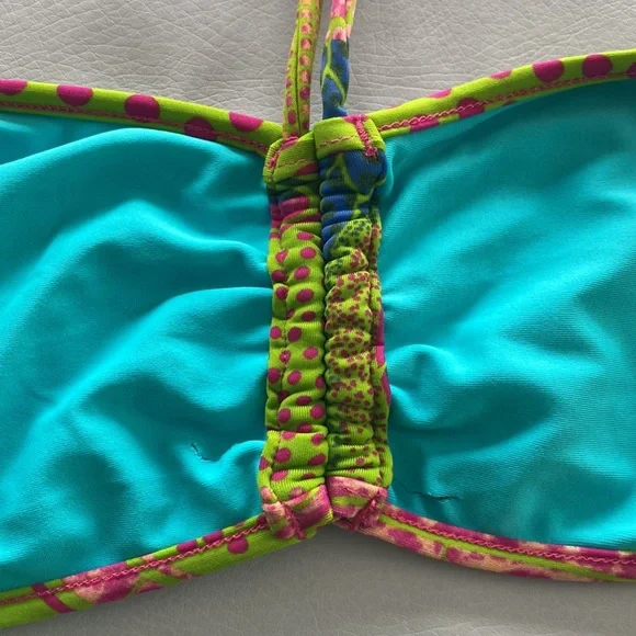 Bantu Bikini Top African Print Size Large Anthropologie M1 - Picture 7 of 8